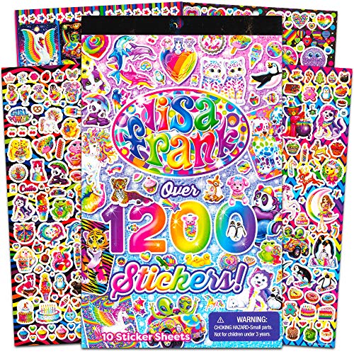 Lisa Frank Coloring Book and Stickers Super Set (3 Books with Over 30 –  ToysCentral - Europe